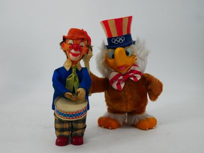 Lot de 6 figurines en plastique souple ou...