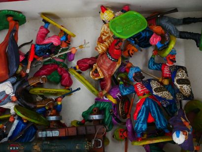 ELASTOLIN (Germany) :
Important lot of painted...