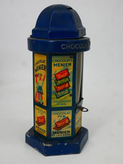 Lot including: 
- 1 CHOCOLAT-MEUNIER lithographed...