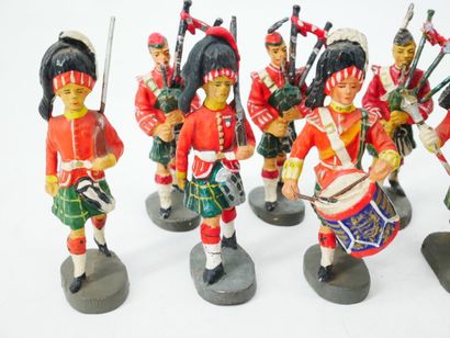 ELASTOLIN (Germany):
Set of 13 figures in...