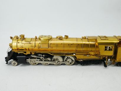 KTM (Japan):
Unpainted metal locomotive and...
