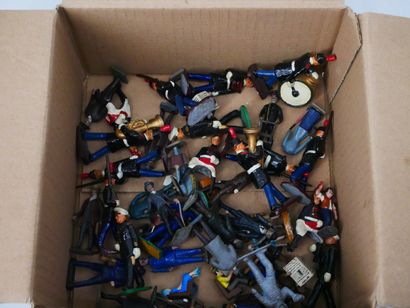 ELASTOLIN Germany 
Set of fifty painted composition...