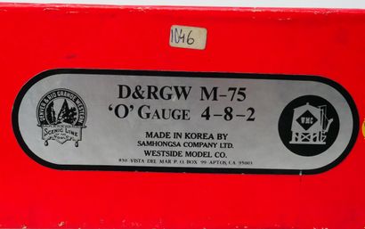 SAMHONG SA (Korea) :
DRGW M-75 4-8-2
Metal...