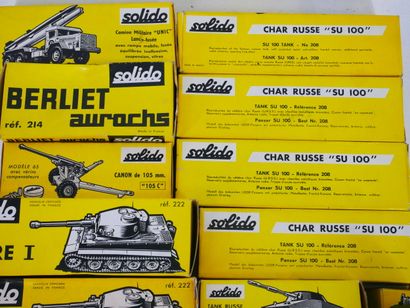 SOLIDO :
Ensemble de 23 véhicules militaires...