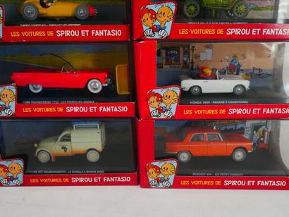 SPIROU, ATLAS editions: 
Lot of 16 painted...