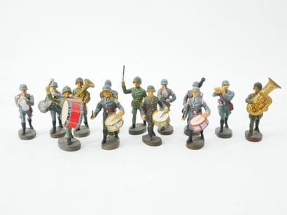 ELASTOLIN (Germany) :
Ensemble de 13 figurines...