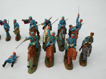 RESISTEX (France) :
Set of 26 painted composition...