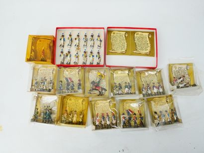 CBG (France):
Lot of painted lead soldiers,...