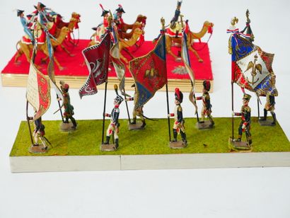 CBG (France):
Lot of painted lead soldiers,...