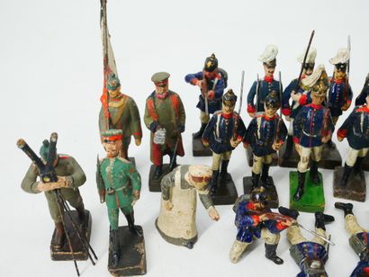 LINEOL (Germany):
Set of 32 painted composition...