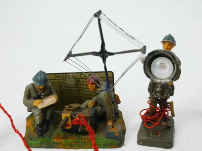 ELASTOLIN (Germany) :
Set of 8 figures in...