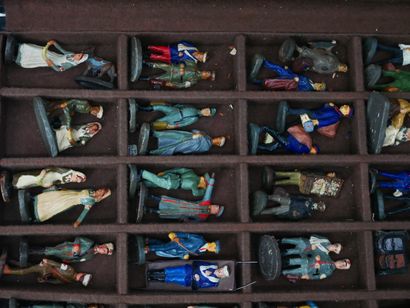 ELASTOLIN (Germany) :
Set of 55 small figures...