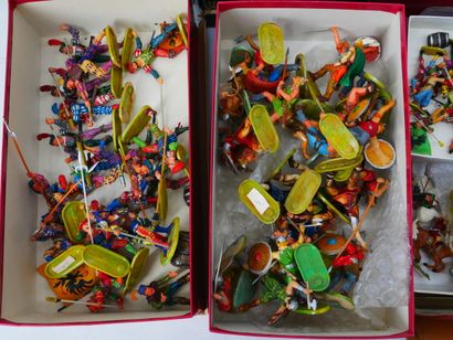 ELASTOLIN (Germany) :
Important lot of painted...