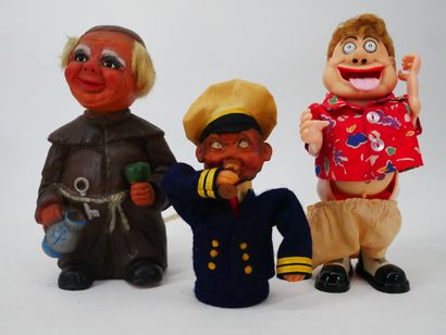 Lot de 6 figurines en plastique souple ou...