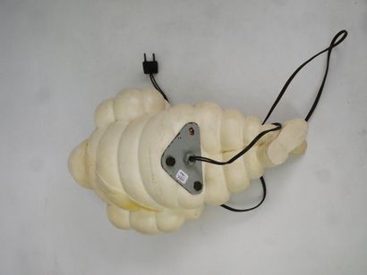 MICHELIN 
Bibendum mascot in white plastic,...