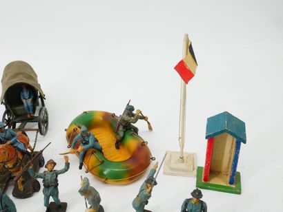 LINEOL (Germany):
Set of figures in painted...