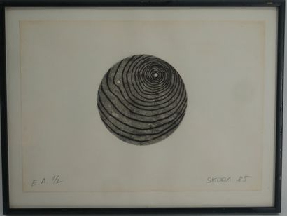 Vladimir SKODA (1942) 
Sans titre
Lithographie...