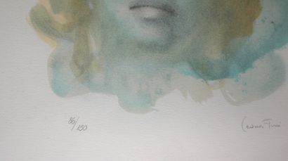 Léonor FINI (1907-1996)
Visage
Lithographie...