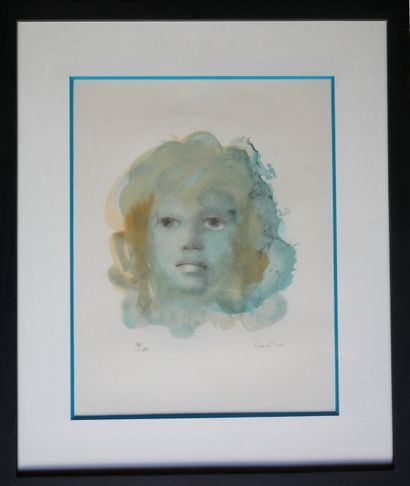 Léonor FINI (1907-1996)
Visage
Lithographie...