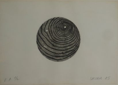 Vladimir SKODA (1942) 
Sans titre
Lithographie...