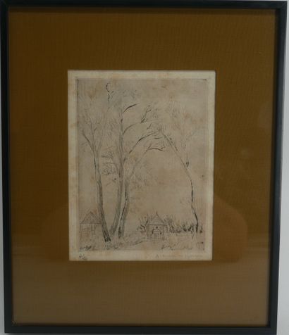 André DUNOYER DE SEGONZAC (1884-1974) 
La...
