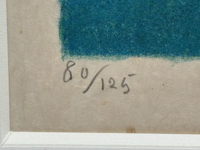 Louis TOFFOLI (1907-1999)
Les barques
Lithographie...