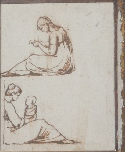 Ecole du XIXe siècle 
Penseur et Etude
Deux...