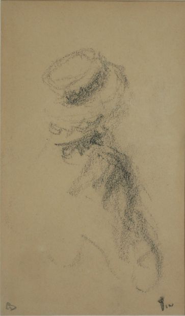 Pierre CHRISTIN (1935-) 
Tête de femme au...