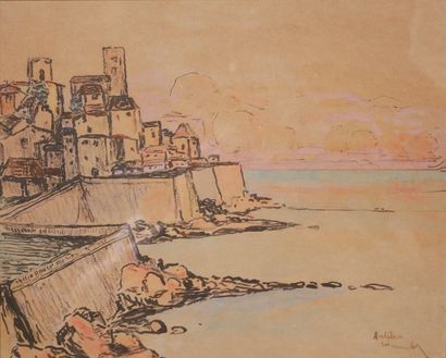 Etienne CLEMENTEL (1864-1936) 
 Antibes
Encre...