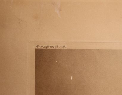 Louis ICART (1888-1950)
3 jeunes filles devant...