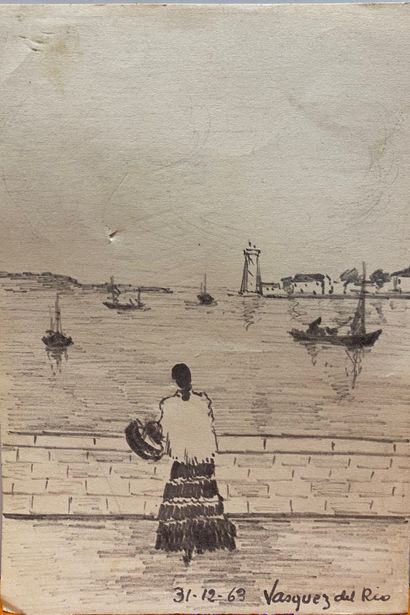 Salvador VASQUEZ DEL RIO (1907-1967) 
Jeune...
