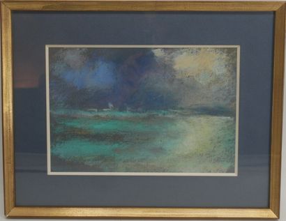 Michel LECOQUE (1938-) 
Paysage maritime...