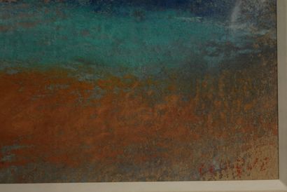 Michel LECOQUE (1938-) 
Paysage maritime...