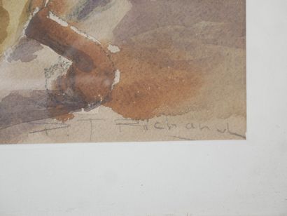 Richard DURANDO TOGO (1910- ?)
La pianiste
Aquarelle...
