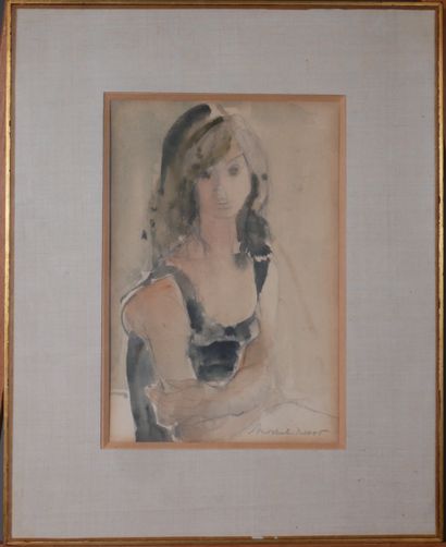 Michel RODDE (1913-2009) 
Jeune femme en...