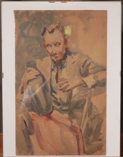 Richard DURANDO TOGO (1910- ?)
Portrait d’homme...