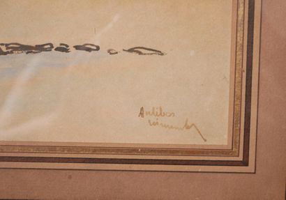 Etienne CLEMENTEL (1864-1936) 
 Antibes
Encre...