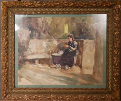 Richard DURANDO TOGO (1910- ?)
Jeune femme...