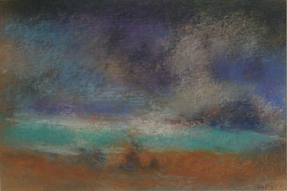 Michel LECOQUE (1938-) 
Paysage maritime...
