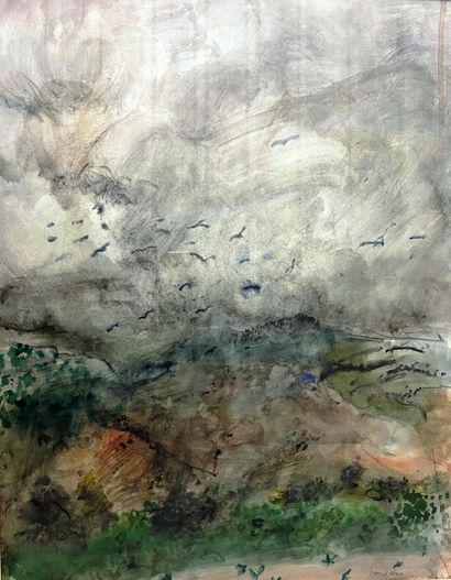 Pierre GARCIA-FONS (1928-2016) 
Paysage
Aquarelle...