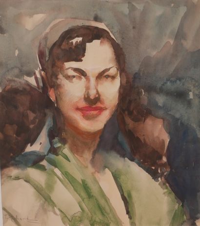 Richard DURANDO TOGO (1910- ?) 
Portrait...