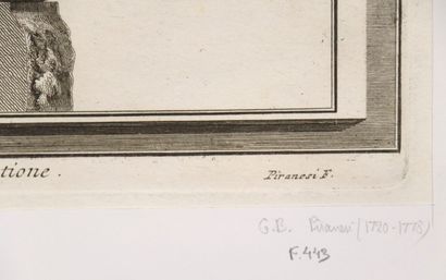 Giovanni Battista PIRANESI (1720-1778) d'après
-...