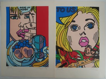 Gudmundur ERRO (1932-) 
Avoir un moyen et...