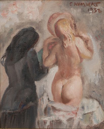 Charles HUMBERT (1891-1958)
La robe noire
Huile...