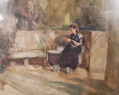 Richard DURANDO TOGO (1910- ?)
Jeune femme...