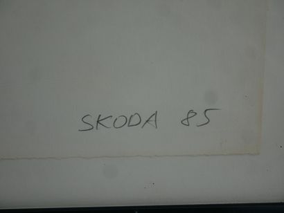 Vladimir SKODA (1942) 
Sans titre
Lithographie...