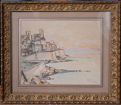 Etienne CLEMENTEL (1864-1936) 
 Antibes
Encre...