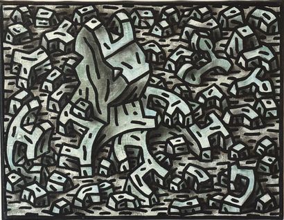 SPEEDY GRAPHITO (1961-)
Mille morceaux
Acrylique...