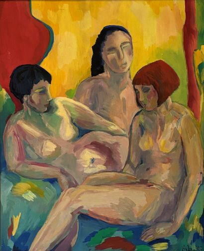 ADA (XX-XXIème s.)
Trois femmes nues
Huile...