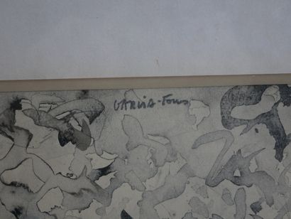 Pierre GARCIA-FONS (1928-2016) 
Chevaux
Aquarelle...